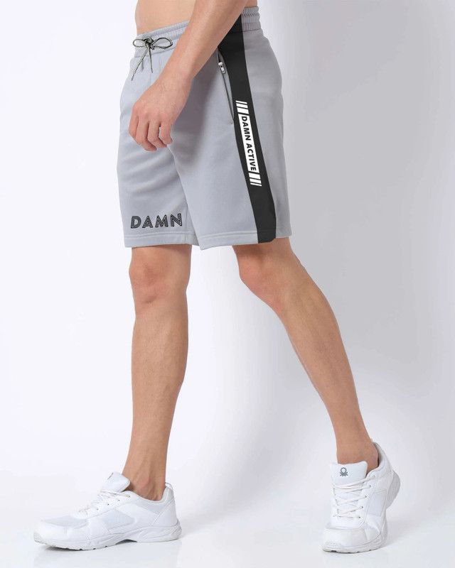 Solid Men Black, Grey Regular Shorts, Gym Shorts, Sports Shorts, Running Shorts