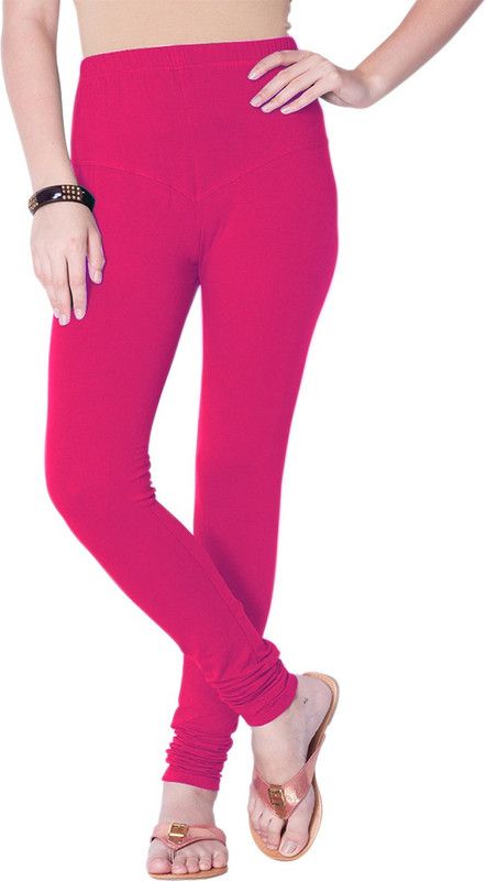SP Weella Churidar Western Wear Legging  (Pink, Solid)