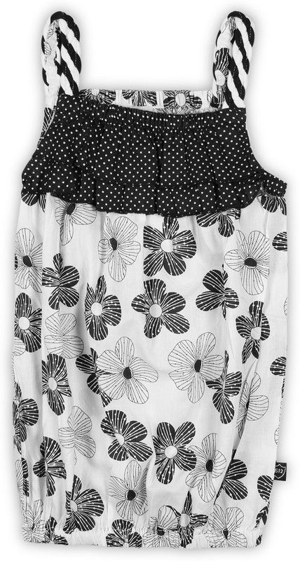 Girls Casual Cotton Blend Balloon Top  (White, Pack of 1)