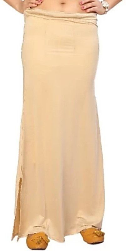 PKYC AM-CreamSP48 Satin Blend Petticoat  (XXL)