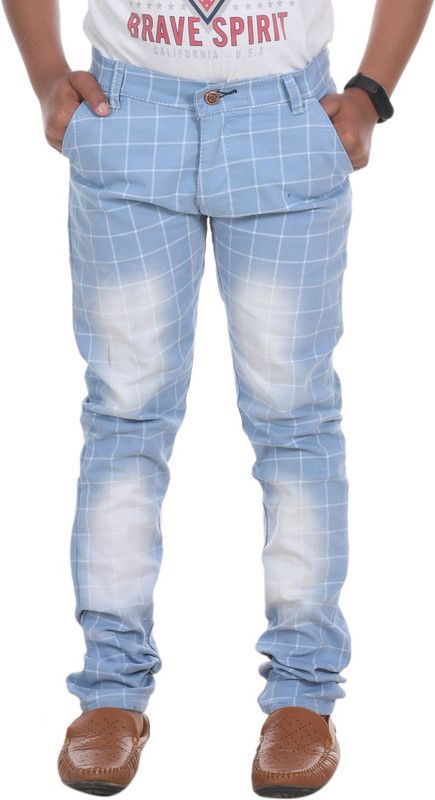 Boys Regular Mid Rise White Jeans