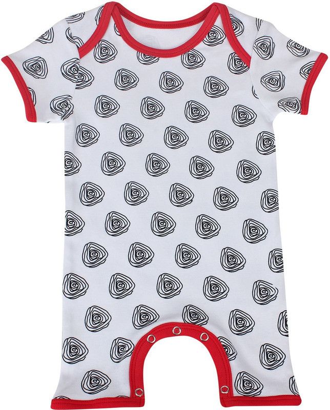 nino bambino Baby Boys & Baby Girls White Sleepsuit