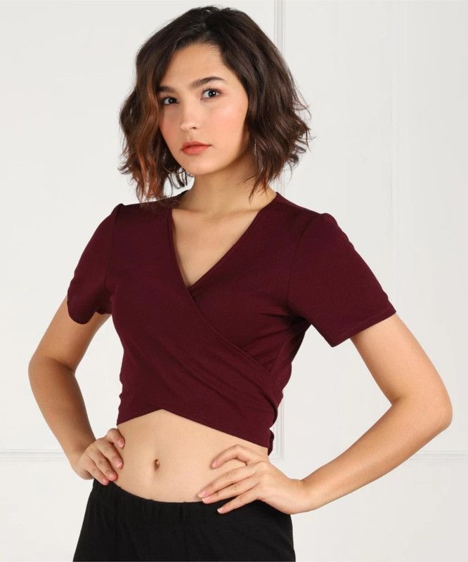 Solid Maroon Top
