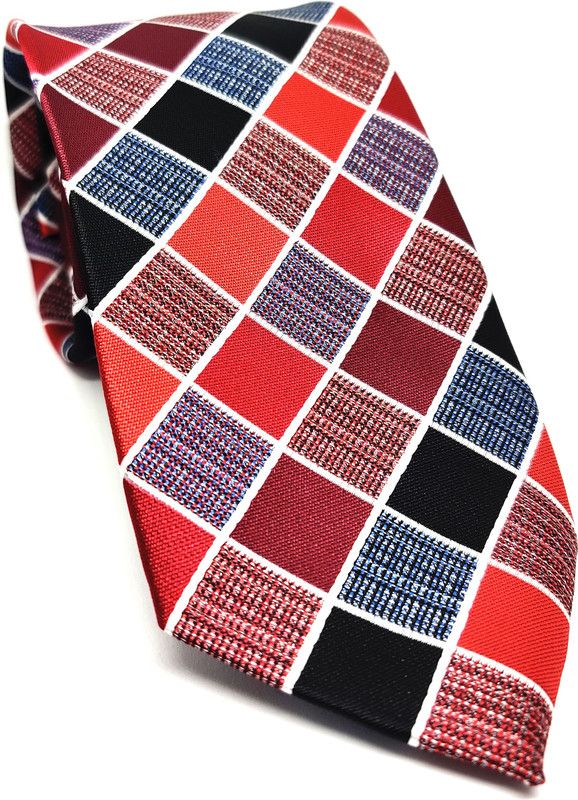 Laurant Benon Checkered Tie  (Pack of 2)