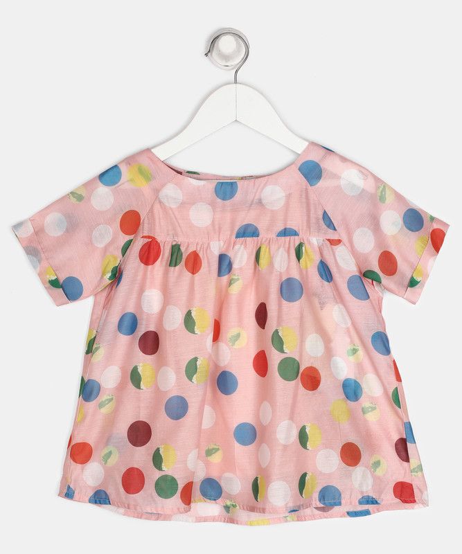 Girls Casual Polyester Top  (Multicolor, Pack of 1)