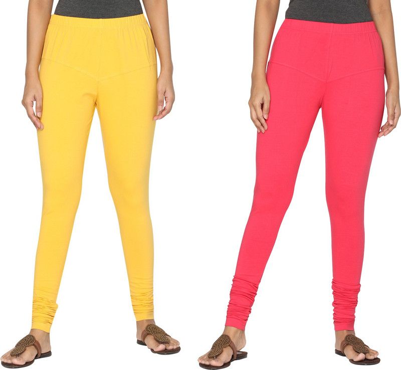TSG Bliss Churidar Western Wear Legging  (Multicolor, Solid)