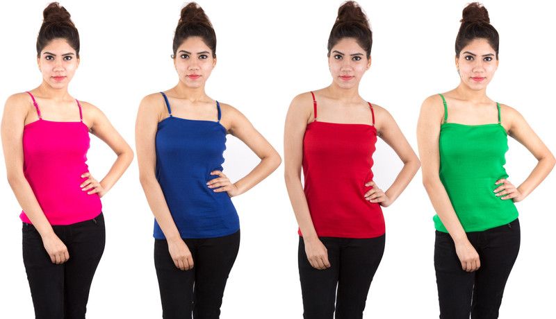 Women Pink, Blue, Red, Green Camisole