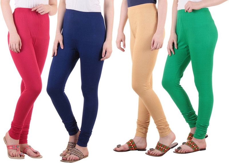 DIAZ Ethnic Wear Legging  (Multicolor, Solid)
