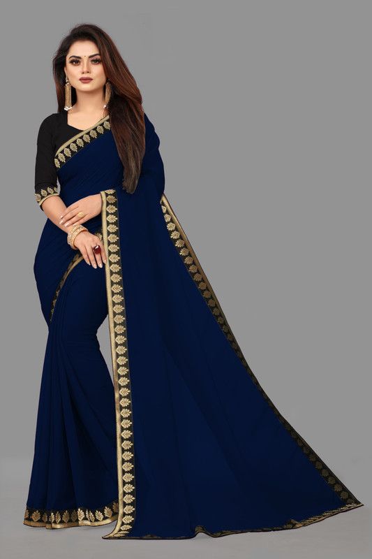 Rajshahi Georgette Saree  (Pink)