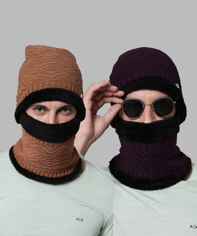 Solid Beanie  (Pack of 4)