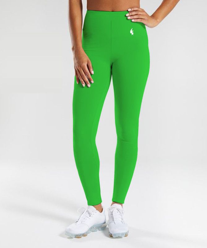 USF Western Wear Legging  (Light Green, Solid)