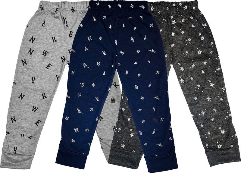 Track Pant For Baby Boys & Baby Girls  (Blue, Pack of 3)