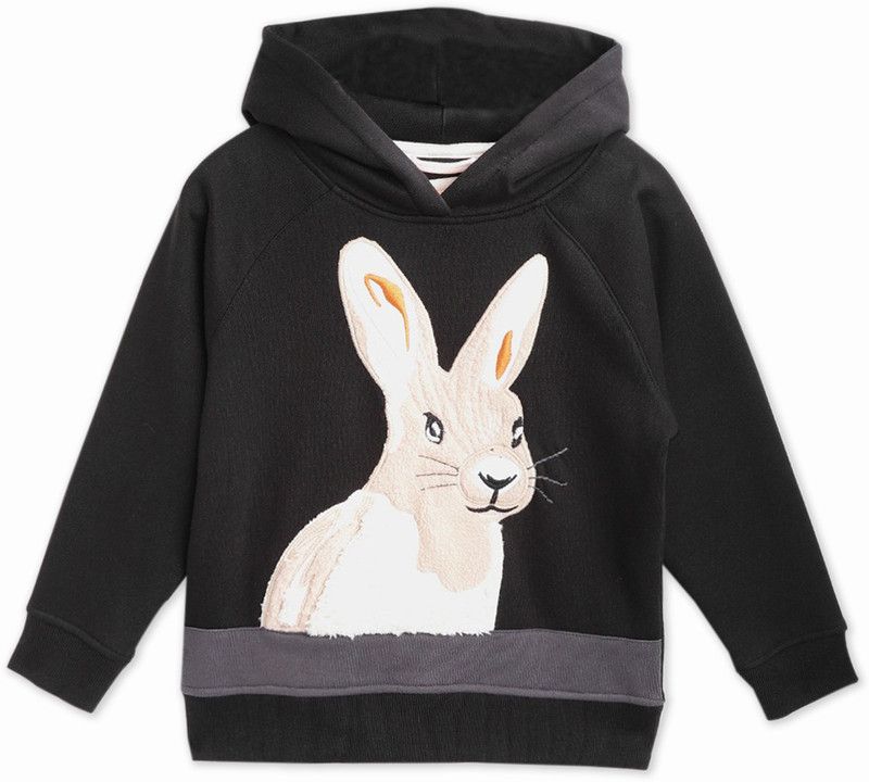 Baby Boys Full Sleeve Animal Print Hooded Sweatshirt