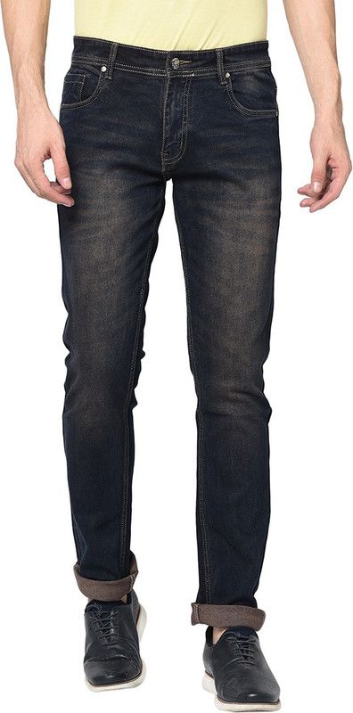 Men Slim Mid Rise Multicolor Jeans