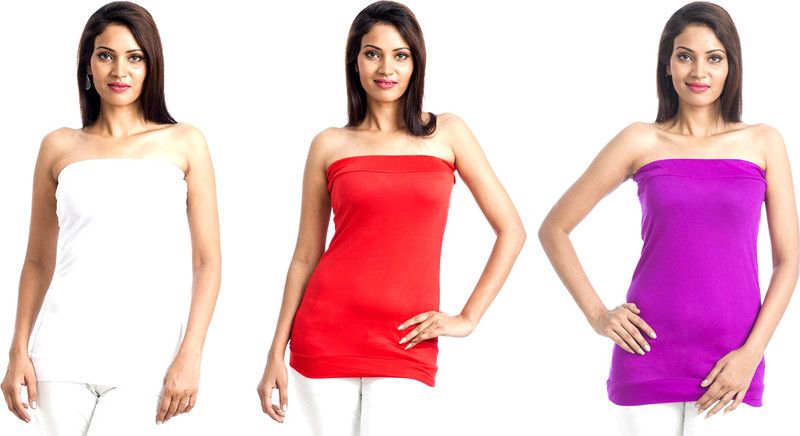 Women Purple, Red, White Tube