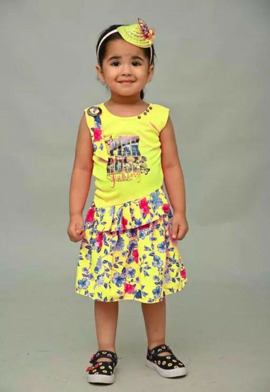Rose Baby Girls Casual  (Yellow)