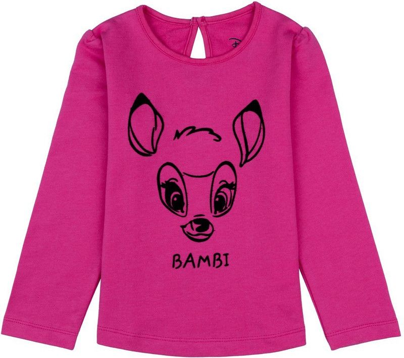 Girls Cartoon/Superhero Cotton Blend T Shirt  (Pink, Pack of 1)