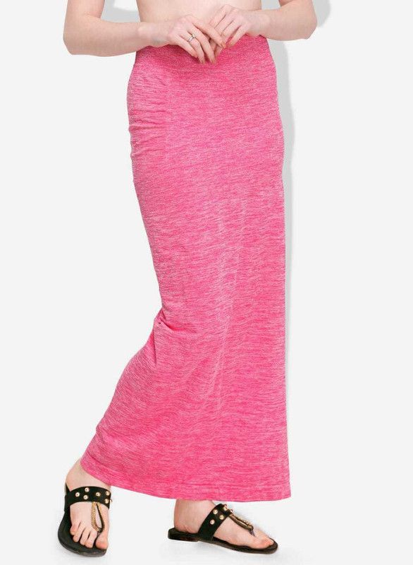 Evrum ER-DSS-Pink-L Nylon Blend Petticoat  (L)