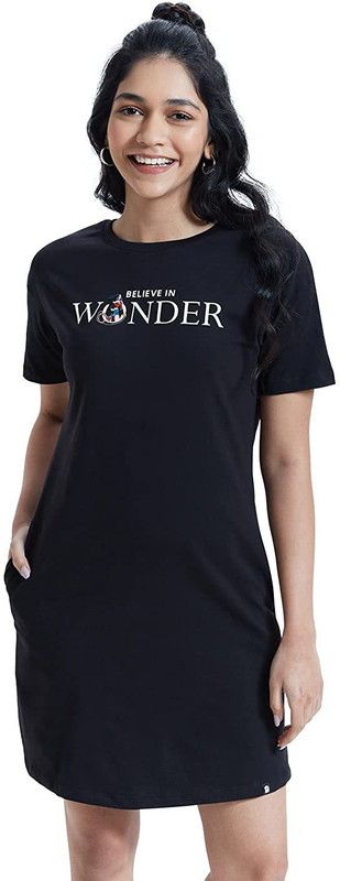 Women T Shirt Black Dress