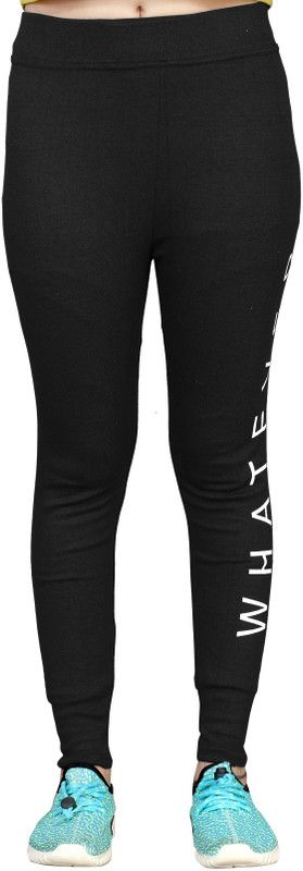 HUMA Black Jegging  (Printed)