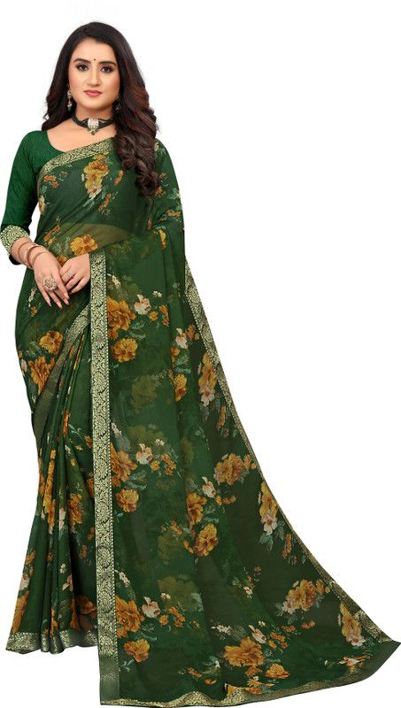 Self Design Daily Wear Georgette Saree  (Multicolor)