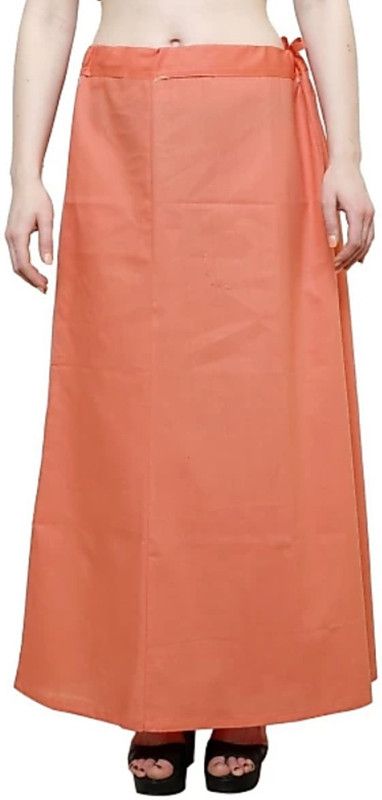 PKYC AM-PeachCottonPtc50 Cotton Blend Petticoat  (XXL)