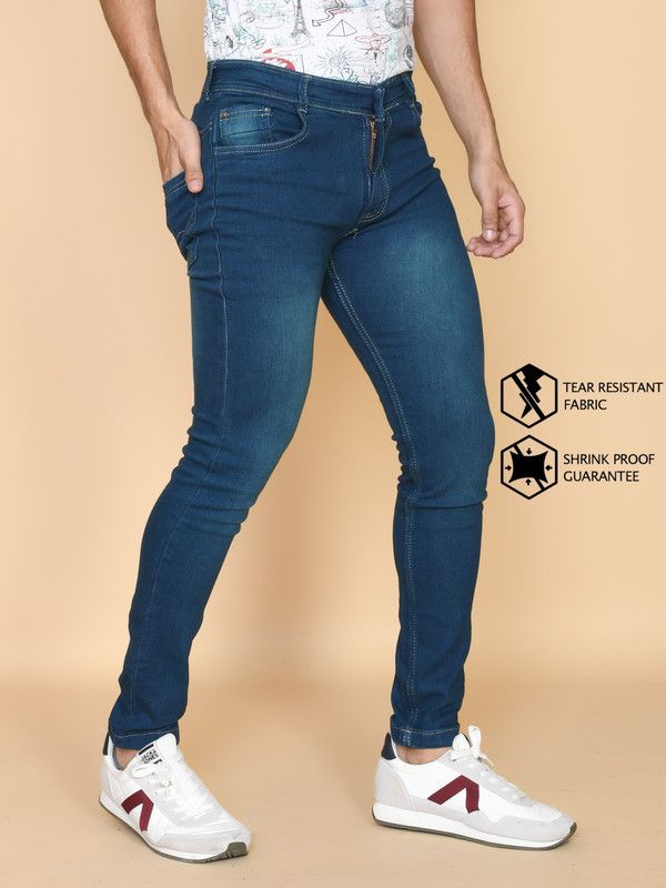 Men Regular Mid Rise Green Jeans