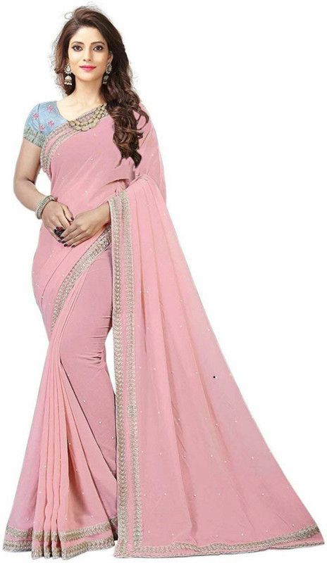 Solid/Plain Patola Art Silk Saree  (Grey)