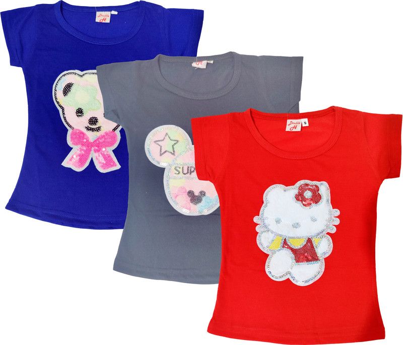 Baby Girls Hosiery Top  (Multicolor, Pack of 3)