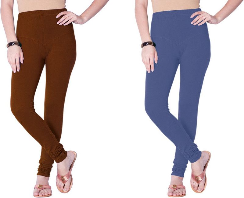 YIGIT Western Wear Legging  (Brown, Blue, Solid)