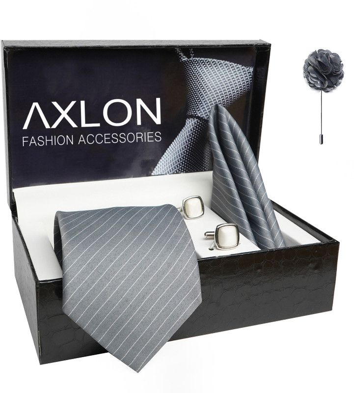 AXLON Striped Tie  (Pack of 4)
