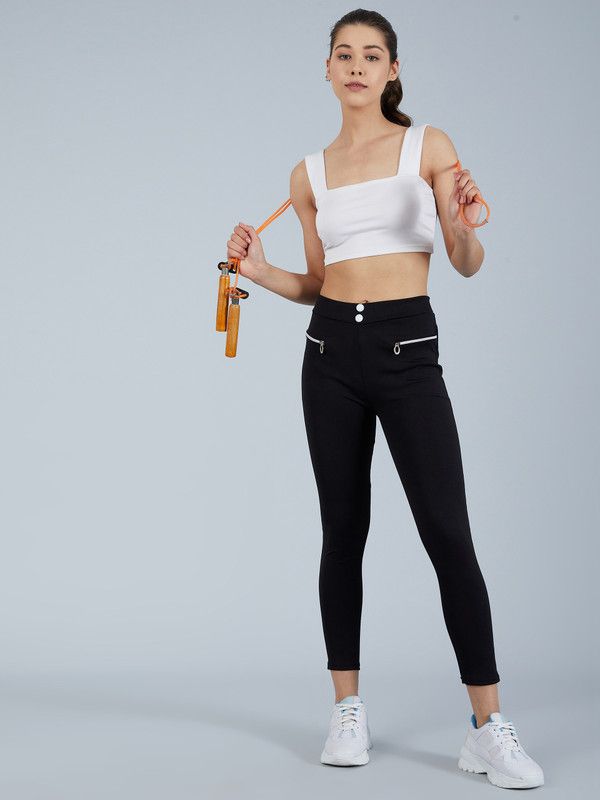 XTR FASHION Black Jegging  (Solid)