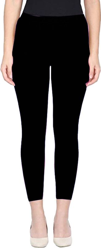 Comforter Ankle Length Western Wear Legging  (Black, Solid)