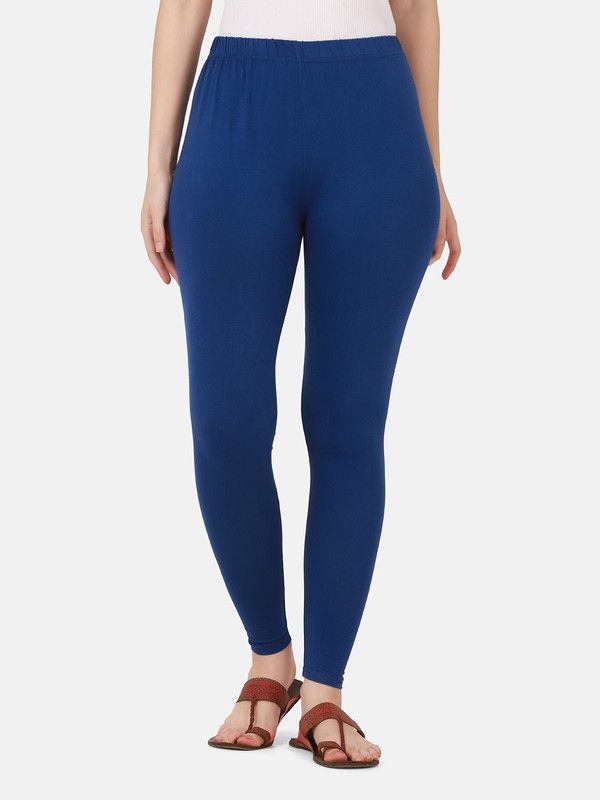 Legging  (Blue, Solid)