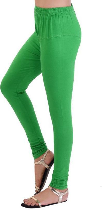 VUCI Western Wear Legging  (Dark Green, Striped)