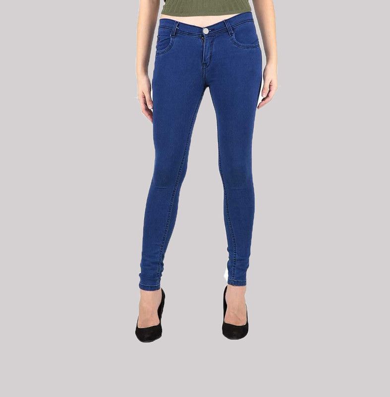 Skinny Men & Women Blue Jeans