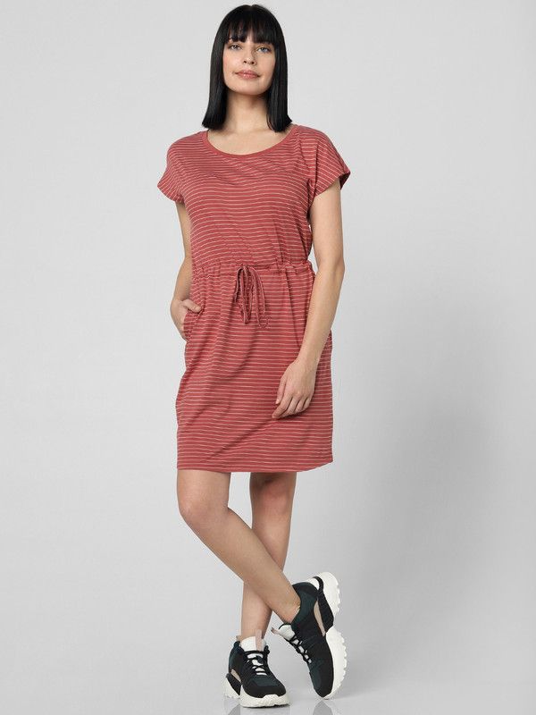 Women Shift Brown Dress