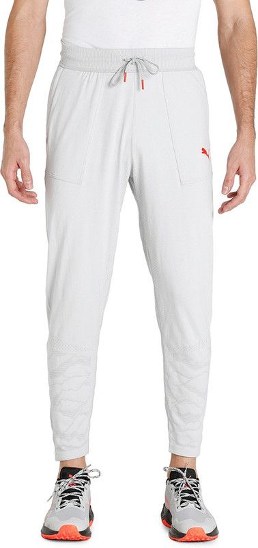 Train Evoknit Pant Men Solid Grey Track Pants