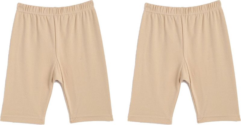 Girls Casual Shorts Shorts  (Beige)
