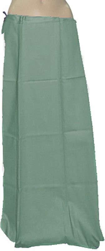 Swaroopa Deluxe Green-298 Cotton Blend Petticoat  (Large)
