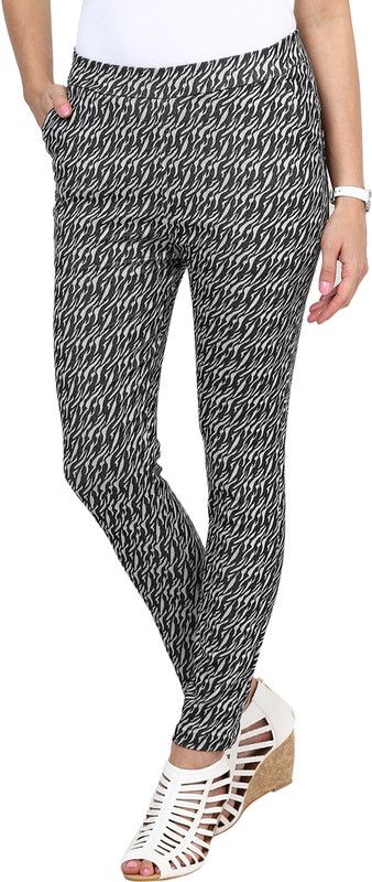 Sakhi Sang Grey Jegging  (Printed)