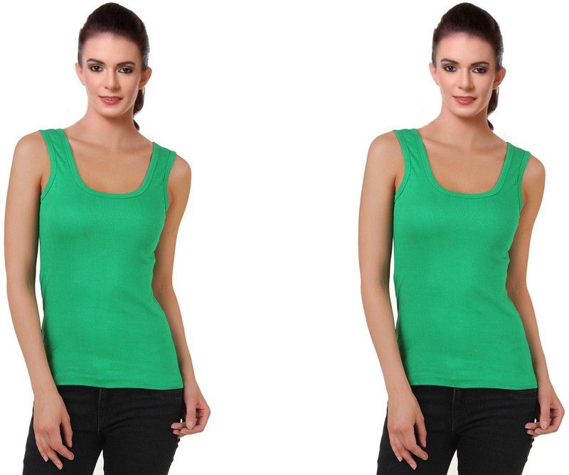 Women Green Tank Top/Vest