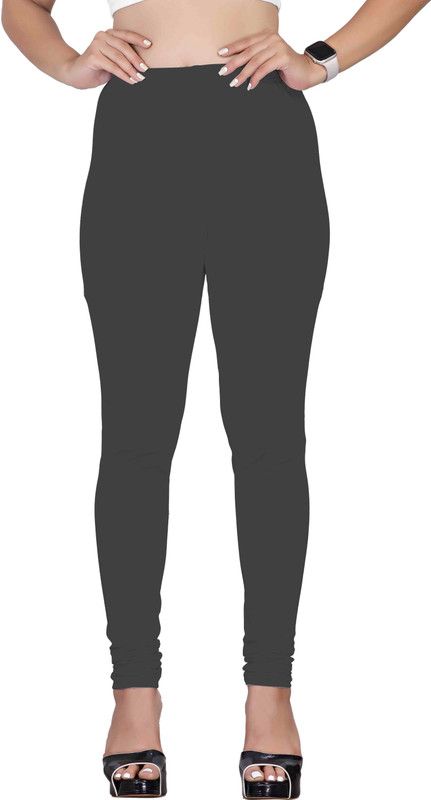 CADILA Churidar Western Wear Legging  (Grey, Solid)