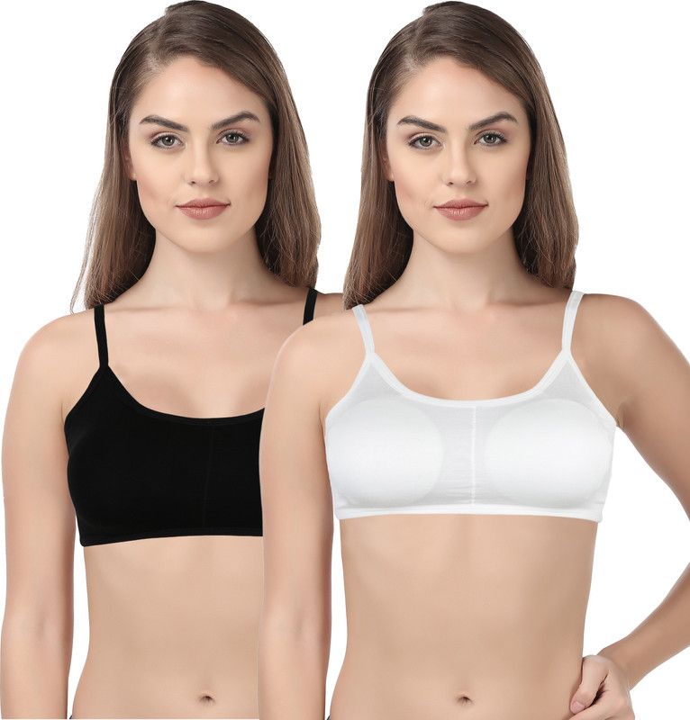 Pack of 2 Women Cage Bra Non Padded Bra  (Multicolor)