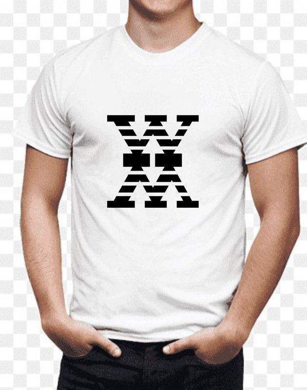 cotton t shirt unisex casual wear fashionable regular fit t shirt Men Printed Round Neck Cotton Blend White T-Shirt