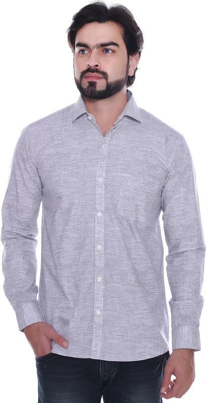 Men Slim Fit Self Design Casual Shirt
