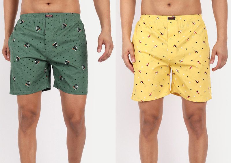 Pack of 2 Printed Men Boxer