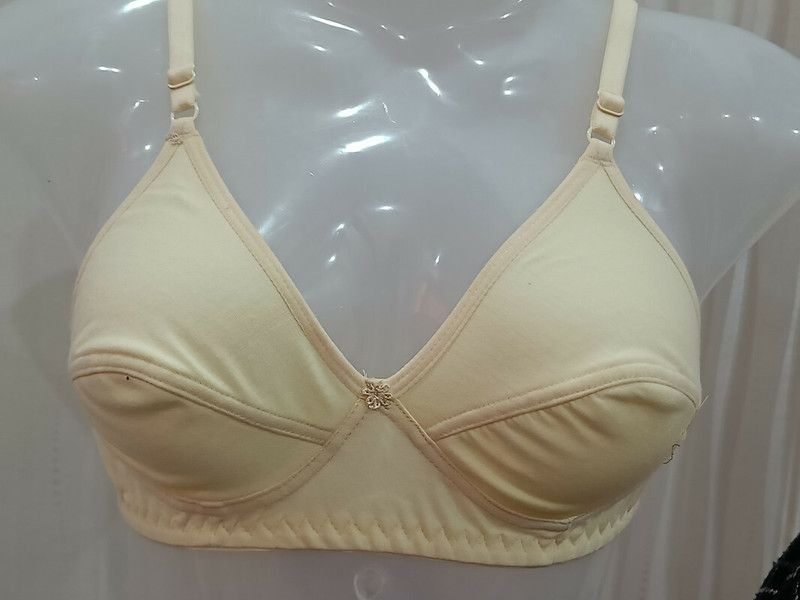 Women Everyday Non Padded Bra  (Yellow)