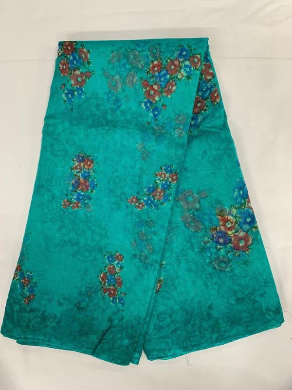 Daily Wear Net Saree  (Blue)