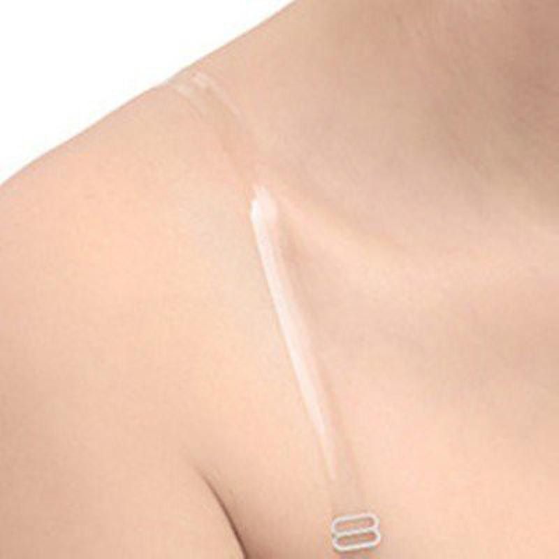 NOVEL Sequin Bra Straps  (Transparent, Pack of 6)